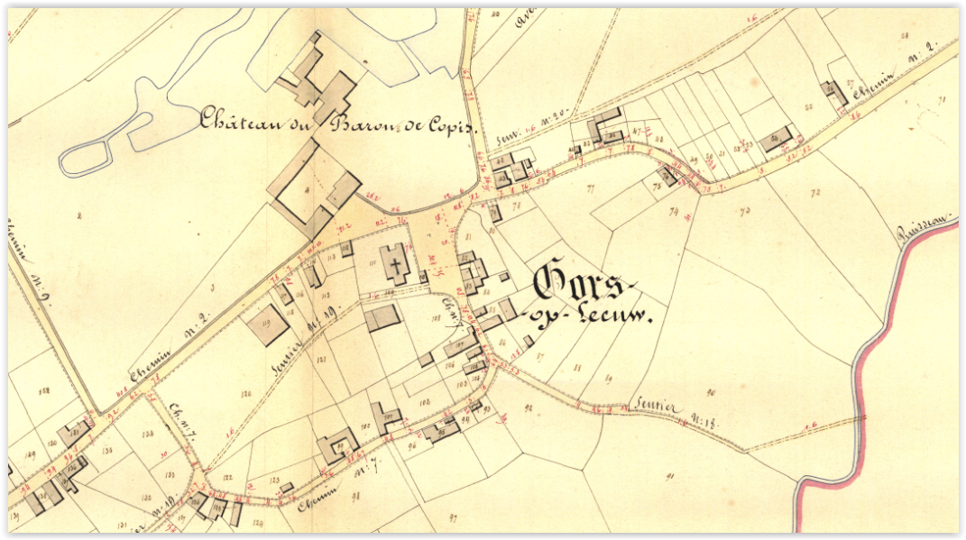 Knipsel uit Atlas van de Buurtwegen