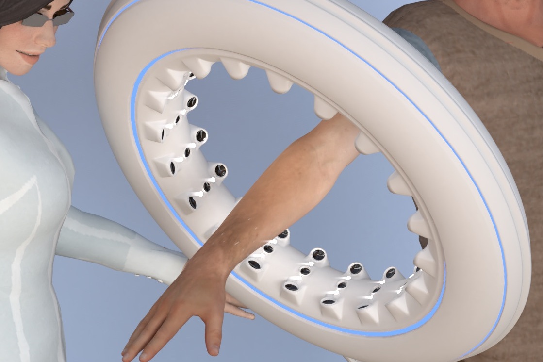 3D model van de nieuwe paramedische scanner