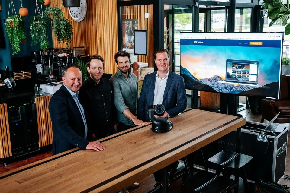 Van links naar rechts Bart Koninckx, Jesse Claes, Frederik Knapen en Tom Vandeput.